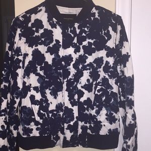Banana Republic Floral Bomber Jacket